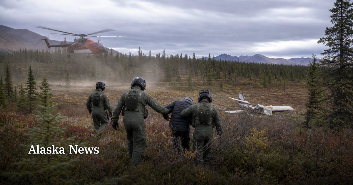 Air Guard crew rescues two pilots in separate crashes near Palmer and ...